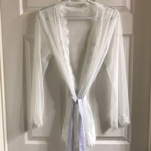White lingerie robe - bridal!